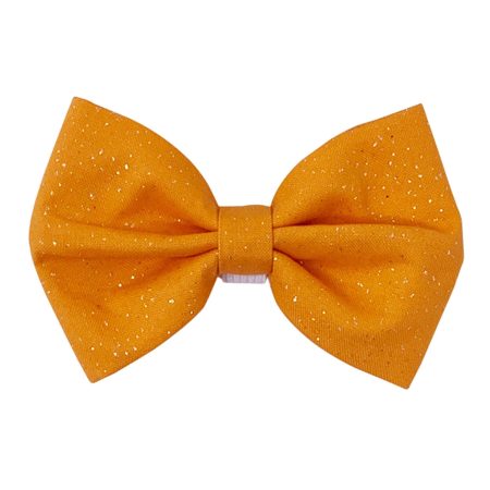 Pet Bow Tie - Orange Sparkle