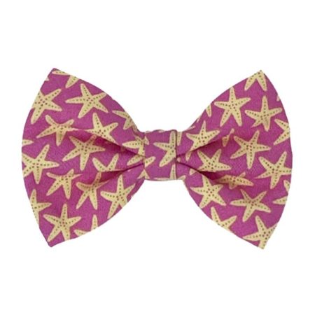 Pet Bow Tie - Pink Starfish